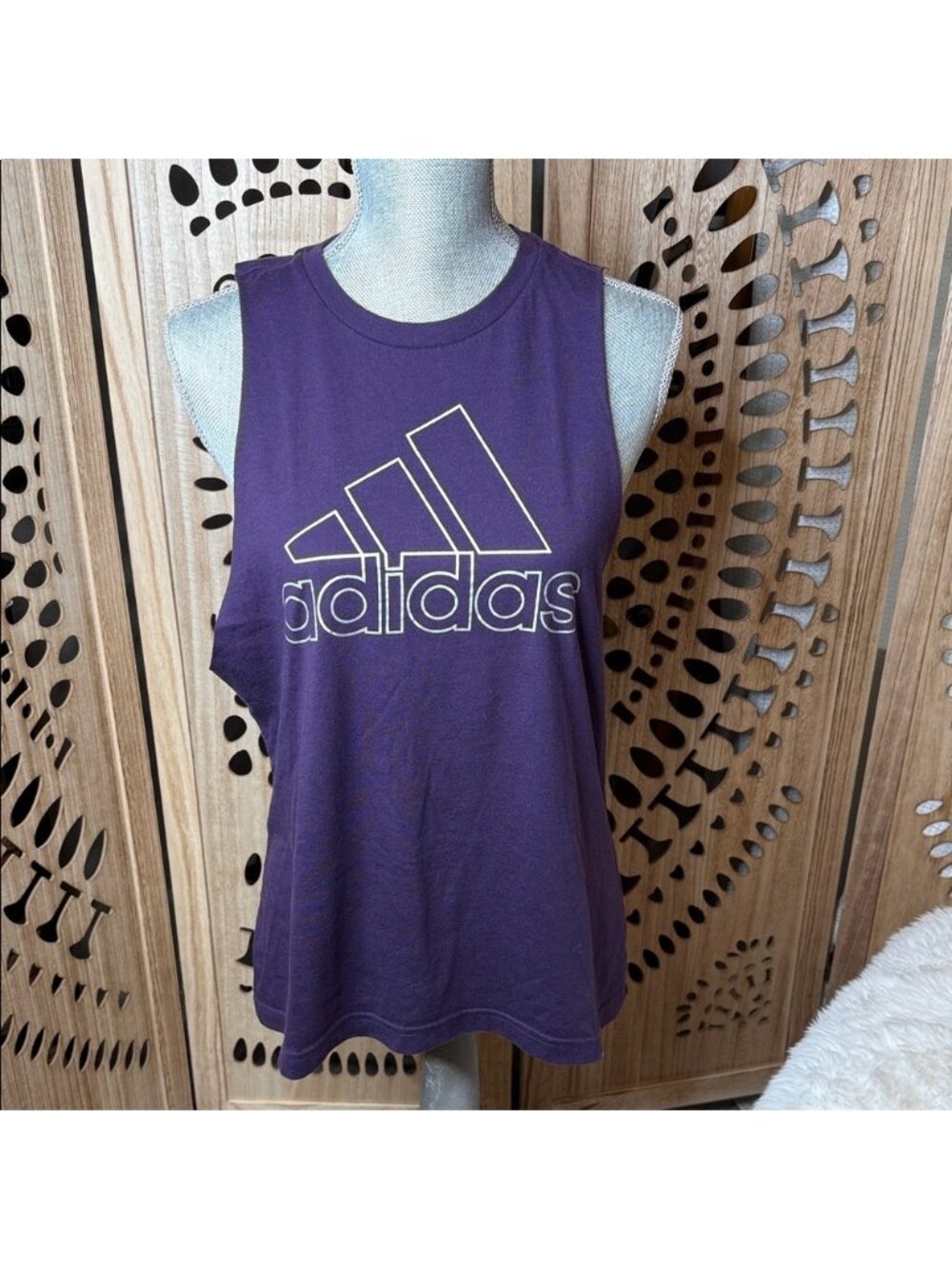 Adidas Purple Muscle Tee